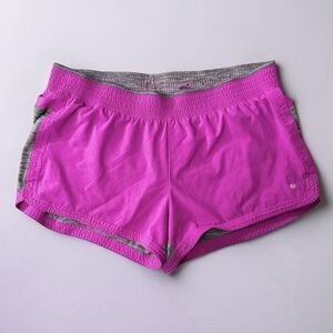 Women’s Plus Xersion Lined Athletic Shorts Fuchsia Grey XXL